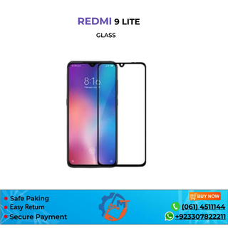 REDMI 9 LITE GLASS BLACK