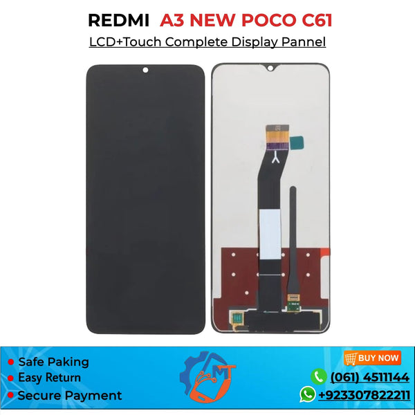 REDMI A3 NEW /POCO C61 PANNEL BLACK 2024