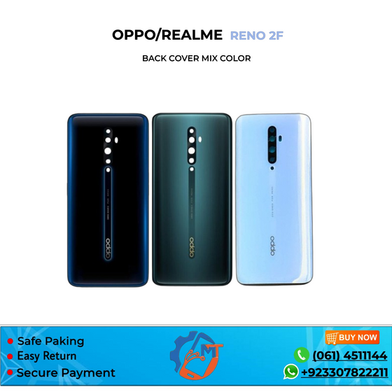 RENO 2F BACK COVER BLACK