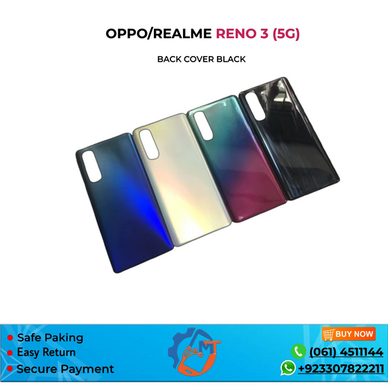 RENO 3 (5G) BACK COVER BLACK