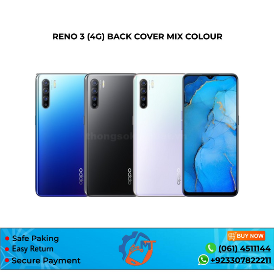 RENO 3 (4G) BACK COVER BLUE
