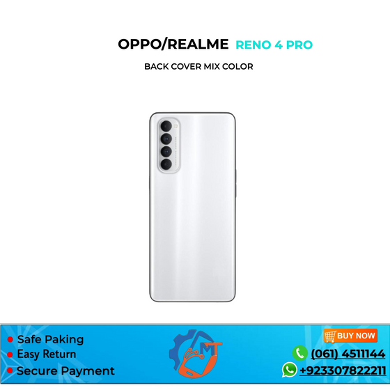 RENO 4 PRO BACK COVER MIX COLOUR
