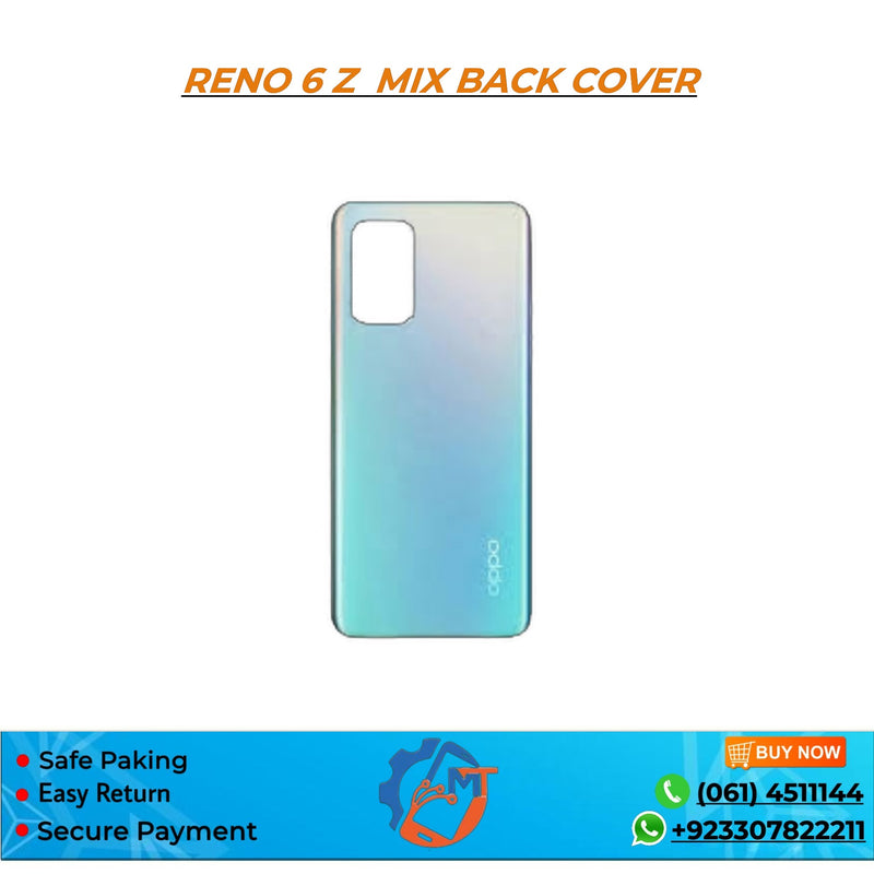 RENO 6 Z BACK COVER MIX COLOUR