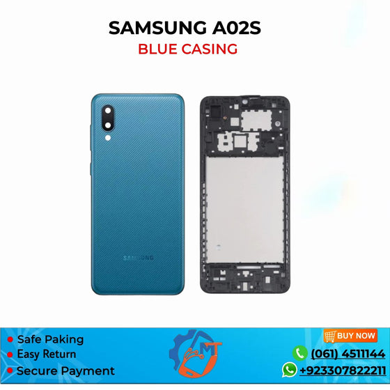 A02S CASING SAMSUNG BLUE