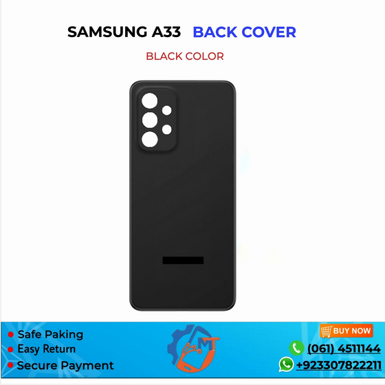 A33 BACK COVER SAMSUNG BLACK