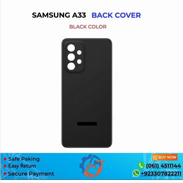 A33 BACK COVER SAMSUNG BLACK