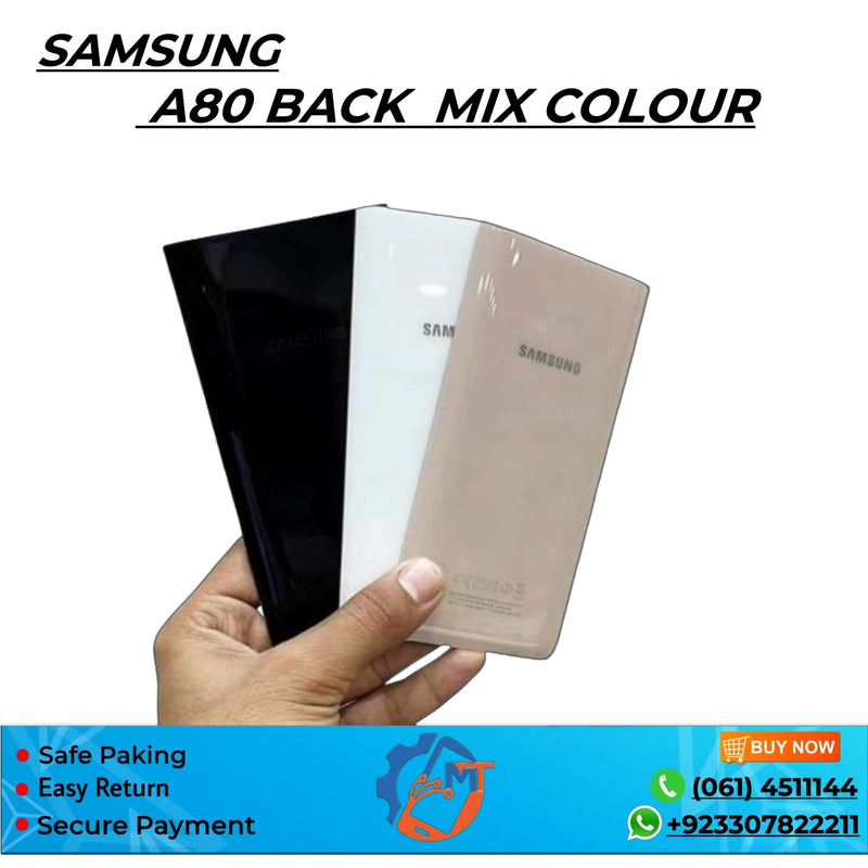 A80 BACK COVER SAMSUNG WHITE