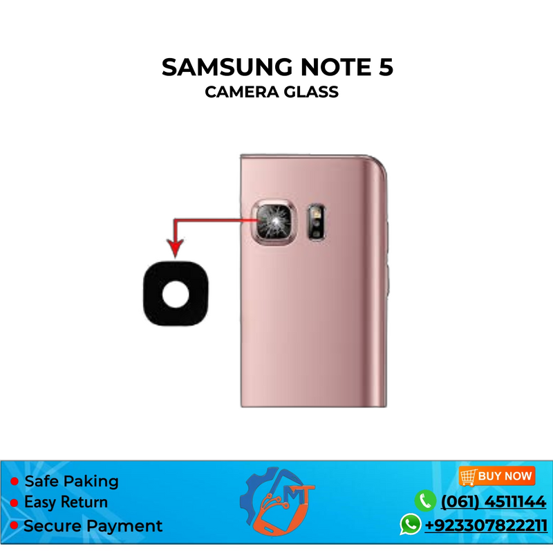 NOTE 5 CAMERA GLASS SAMSUNG