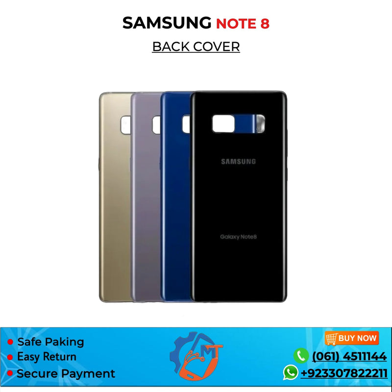 NOTE 8 BACK COVER BLACK