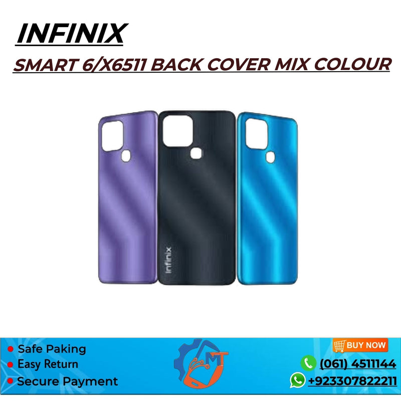 SMART 6/X6511 BACK COVER MIX COLOUR