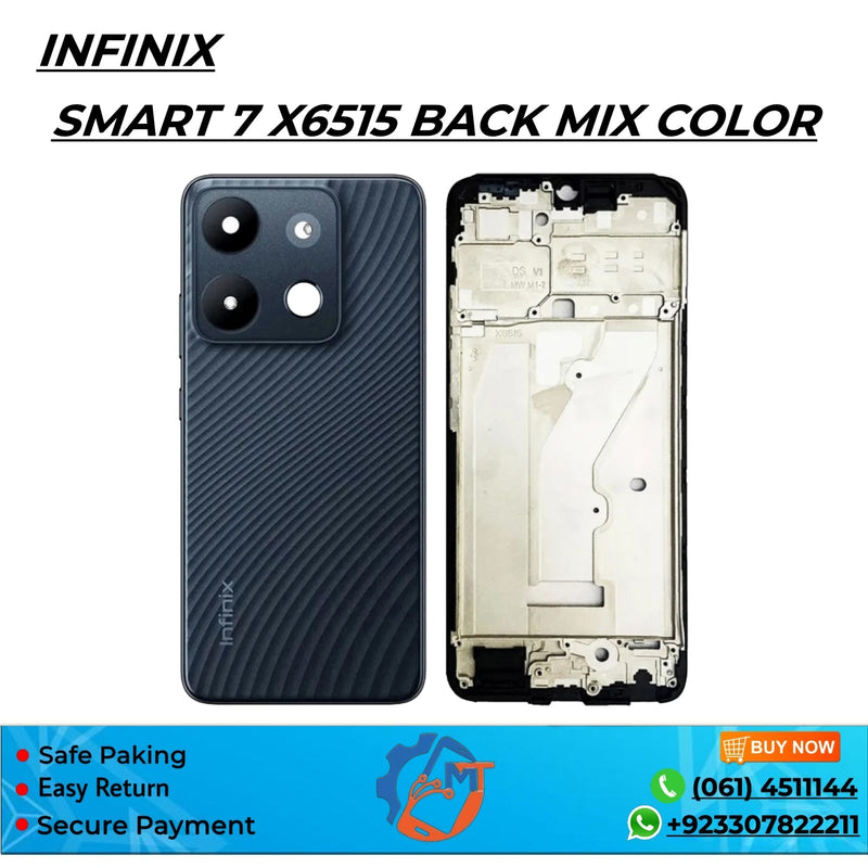 SMART 7/X6515 BACK COVER MIX COLOUR