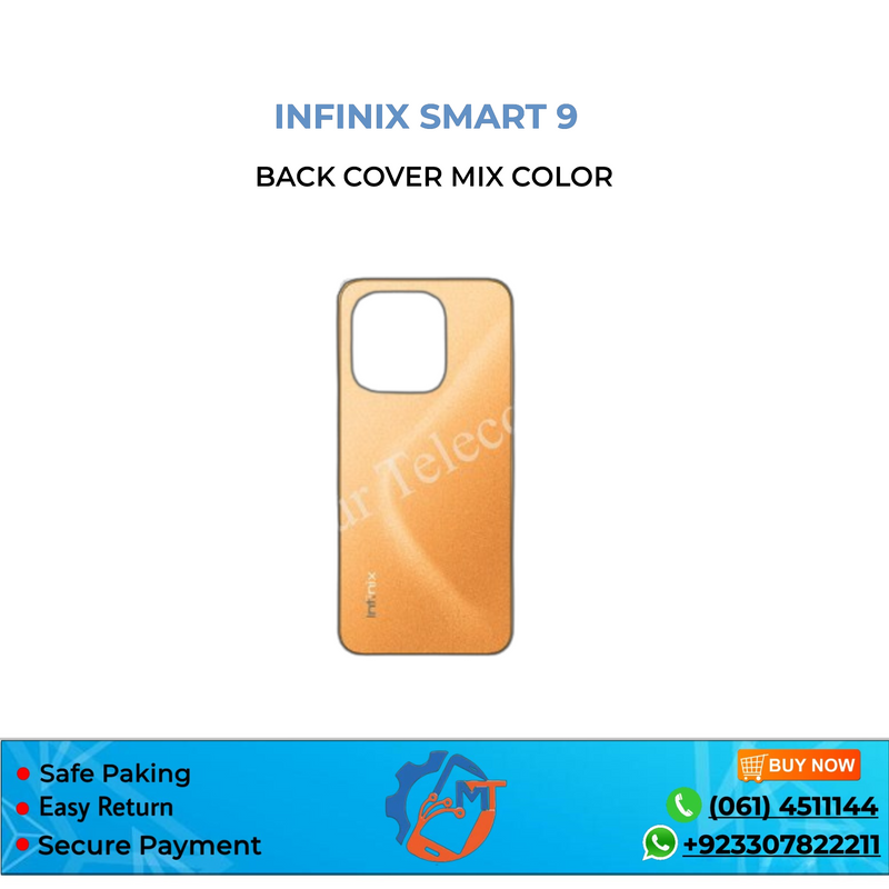 SMART 9 BACK COVER MIX COLOUR