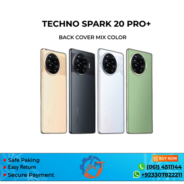 SPARK 20 PRO+ BACK COVER MIX COLOUR