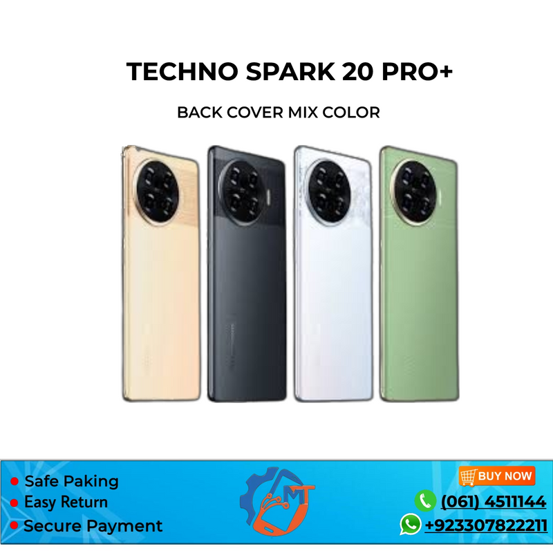 SPARK 20 PRO+ BACK COVER MIX COLOUR