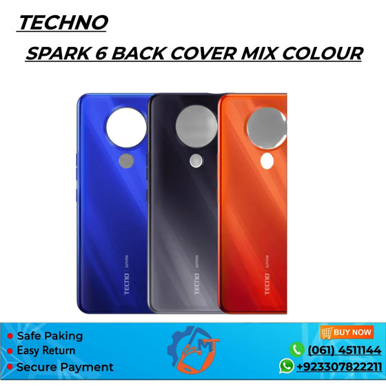 SPARK 6 BACK COVER MIX COLOUR