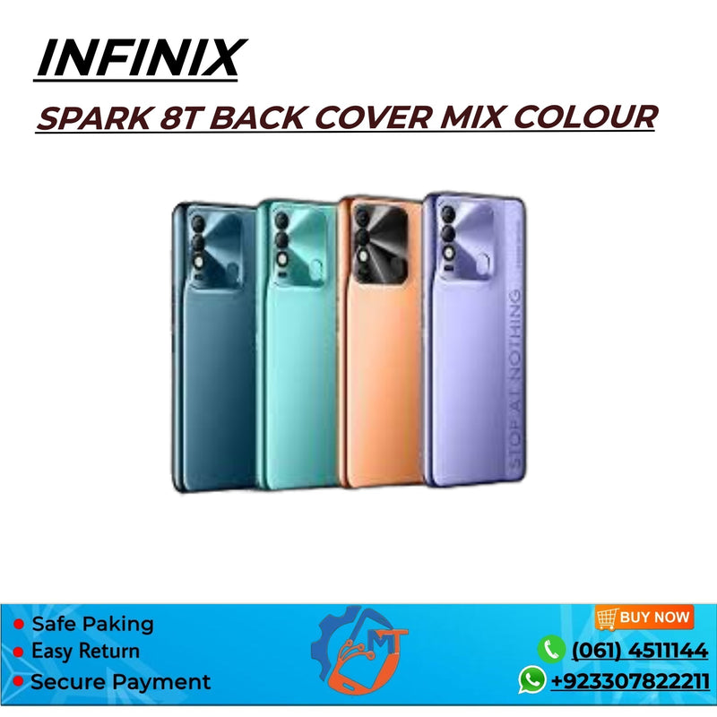 SPARK 8T BACK COVER MIX COLOUR