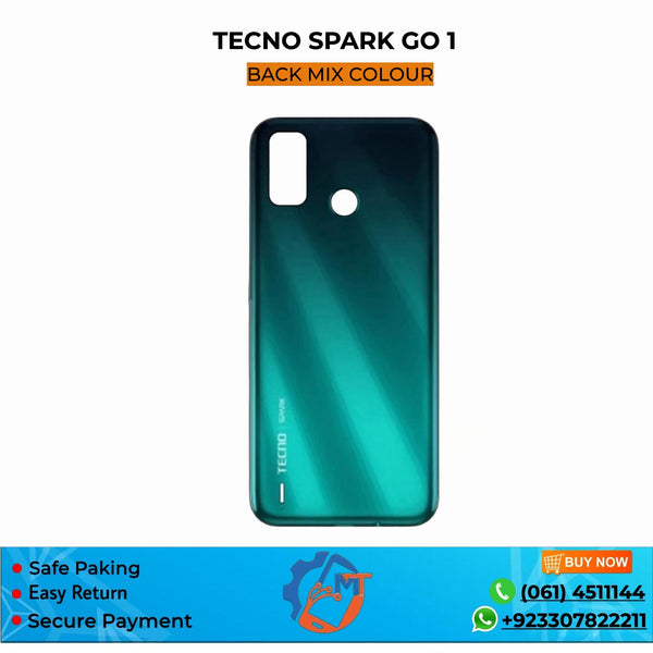 SPARK GO 1 BACK COVER TECHNO MIX COLOUR