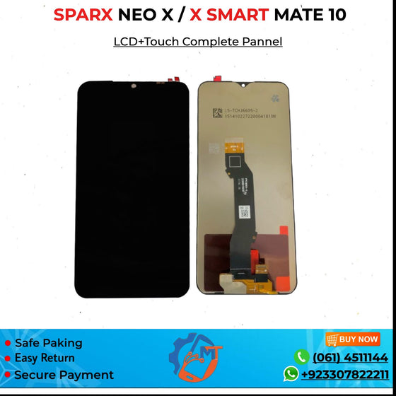 NEO X/X SMART MATE 10  PANNEL BLACK SPARXX