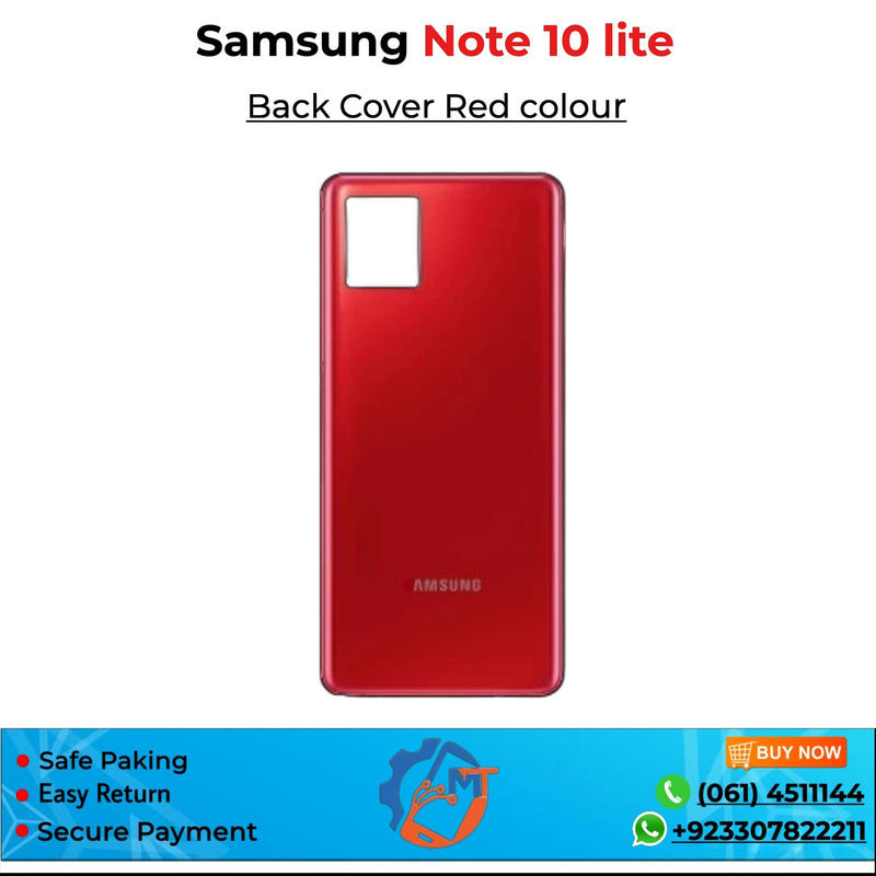 NOTE 10 LITE BACK COVER RED