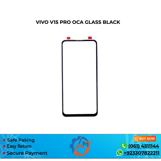 V15 PRO OCA GLASS BLACK