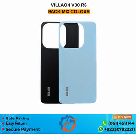V30RS BACK COVER VILLAON MIX COLOUR