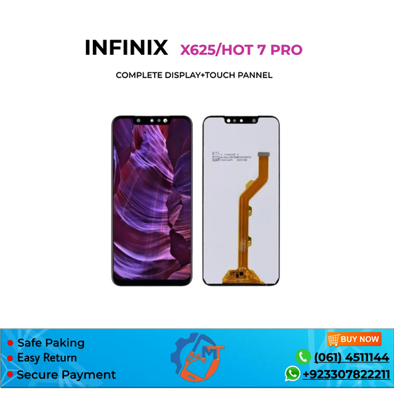 X625/HOT 7 PRO  PANNEL INFINIX BLACK