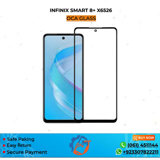 X6526/SMART 8+ OCA GLASS INFINIX