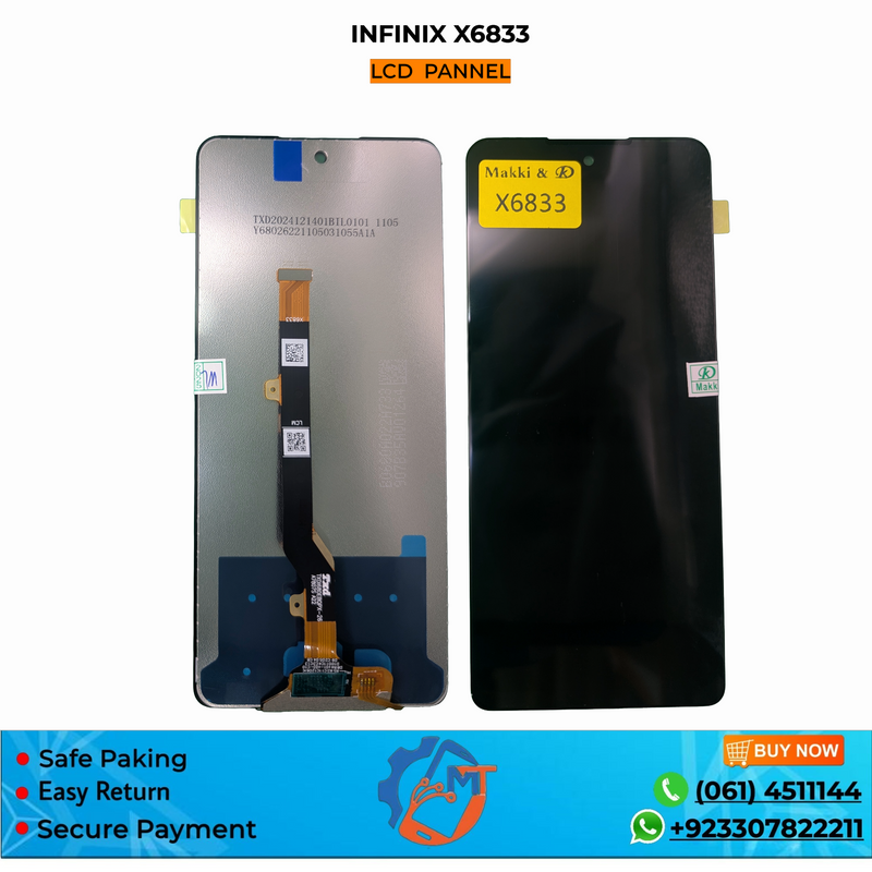 NOTE 30 / X6833 PANNEL INFINIX SVC