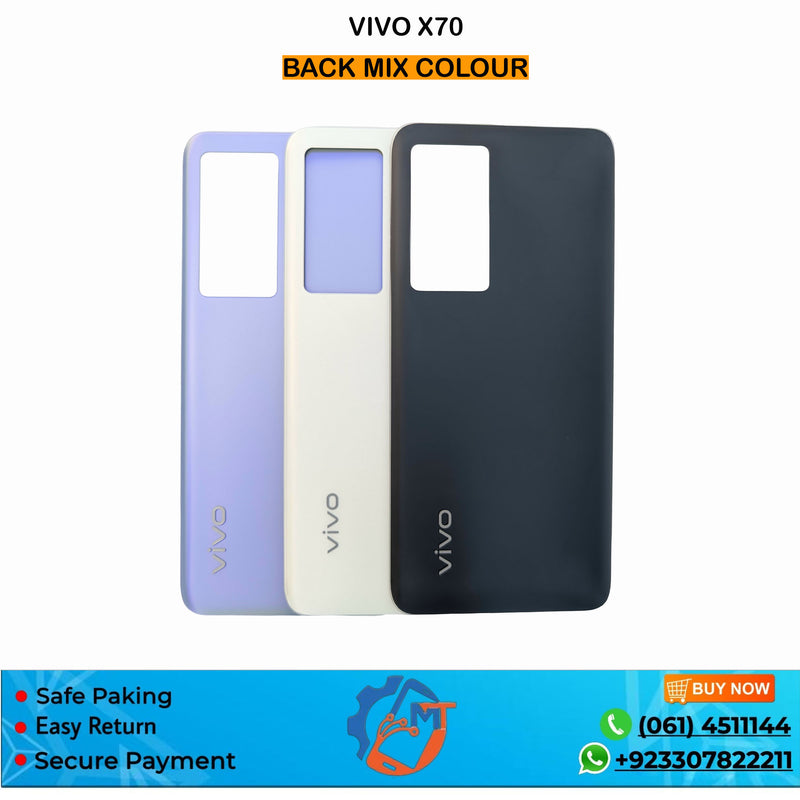 X70  BACK COVER VIVO MIX COLOUR