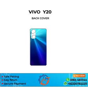 Y12S/Y12A/Y20/Y20S BACK COVER BLUE