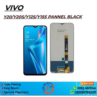 Y20/Y20S/Y12S/Y15S PANNEL VIVO BLACK