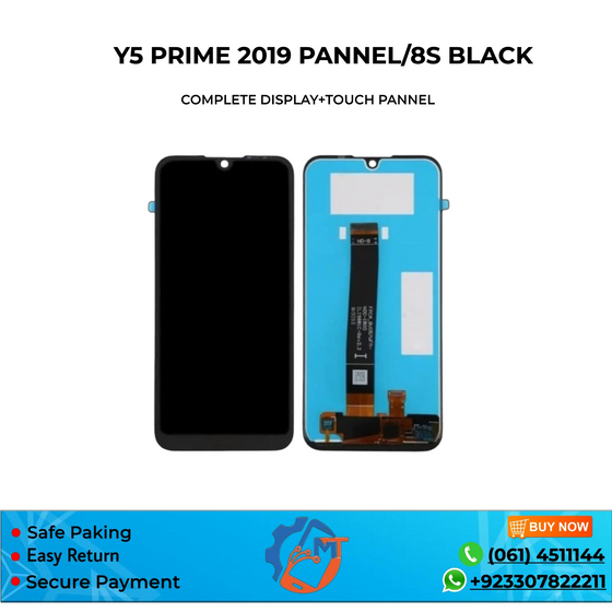 Y5 PRIME 2019 PANNEL/8S BLACK