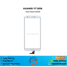 Y7 2018 OCA TOUCH HUAWEI WHITE