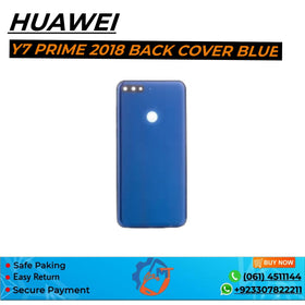 Y7 PRIME 2018 BACK COVER BLUE