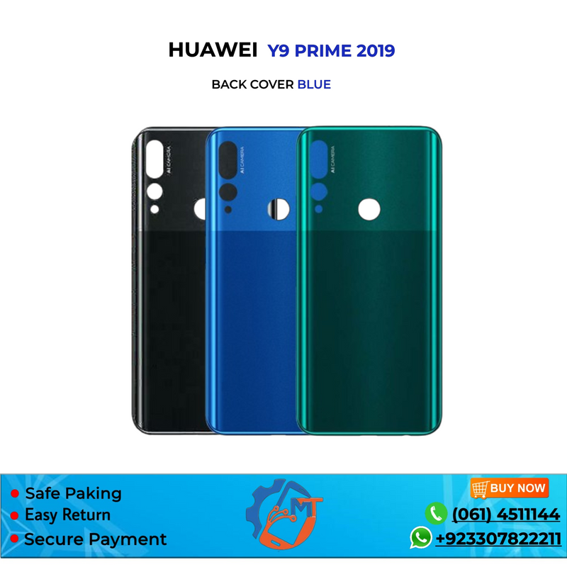Y9 PRIME 2019 BACK COVER BLACK