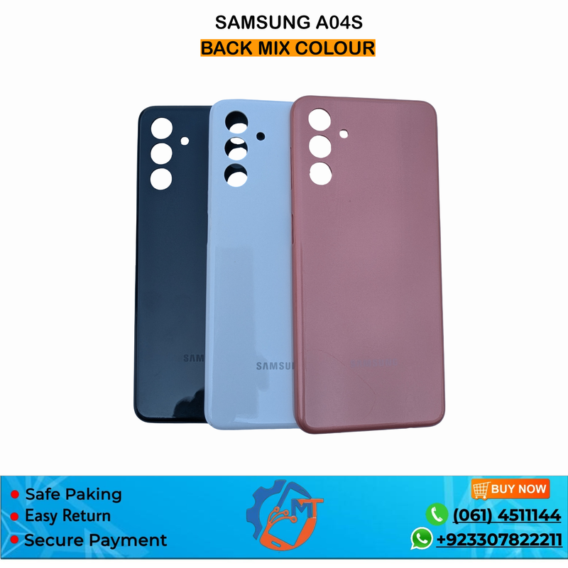 A04S BACK COVER MIX COLOUR