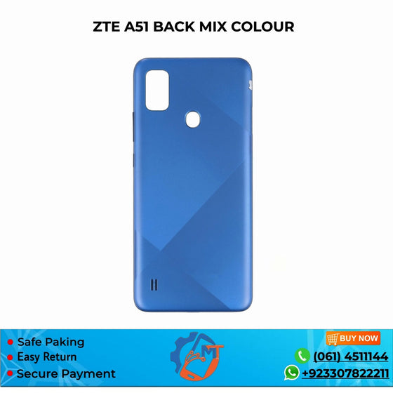 ZTE A51 BACK COVER MIX COLOUR