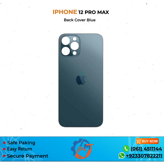 IPHONE 12 PRO MAXX BACK COVER BLUE
