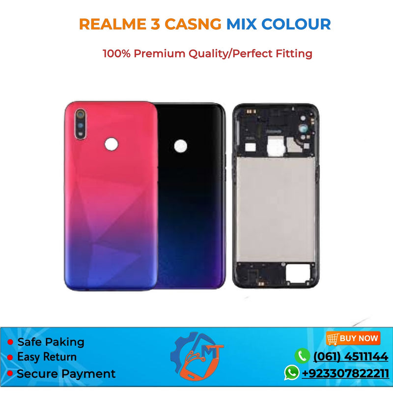 REALME 3 CASING RED